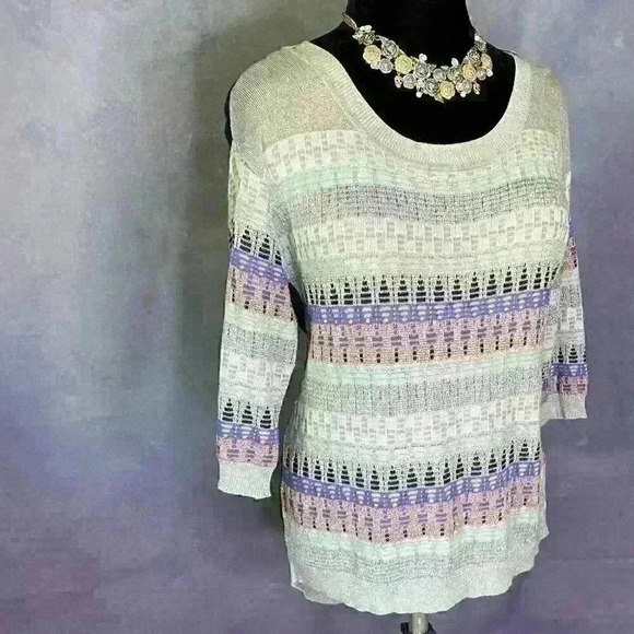 Guess Sweaters - Guess Tunic Length Sparkly Sweater